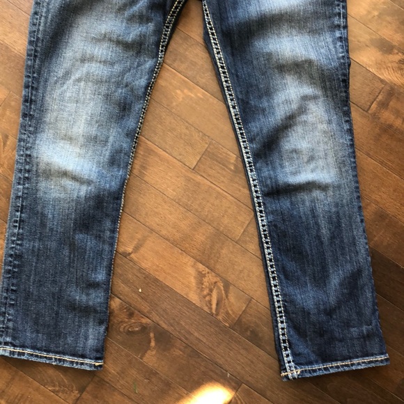 Silver Jeans Blue Suki Capri Jeans Size 28 - Picture 5 of 14